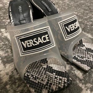 Vintage Versace block heels